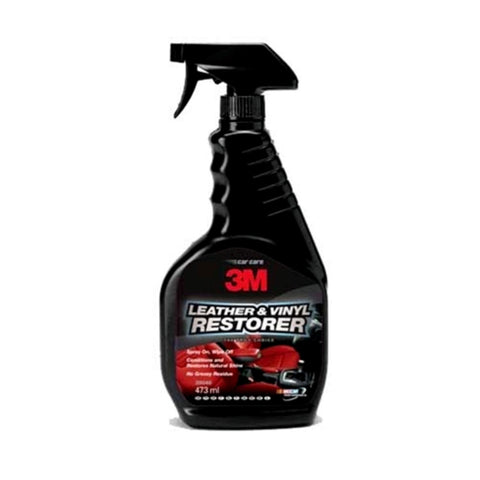 3M Leather & Vinyl Cleaner/Restorer ผลิตภัณฑ์ทำความสะอาดเคลือบเงาเบาะหนังและไวนิล ขนาด 473 มล.